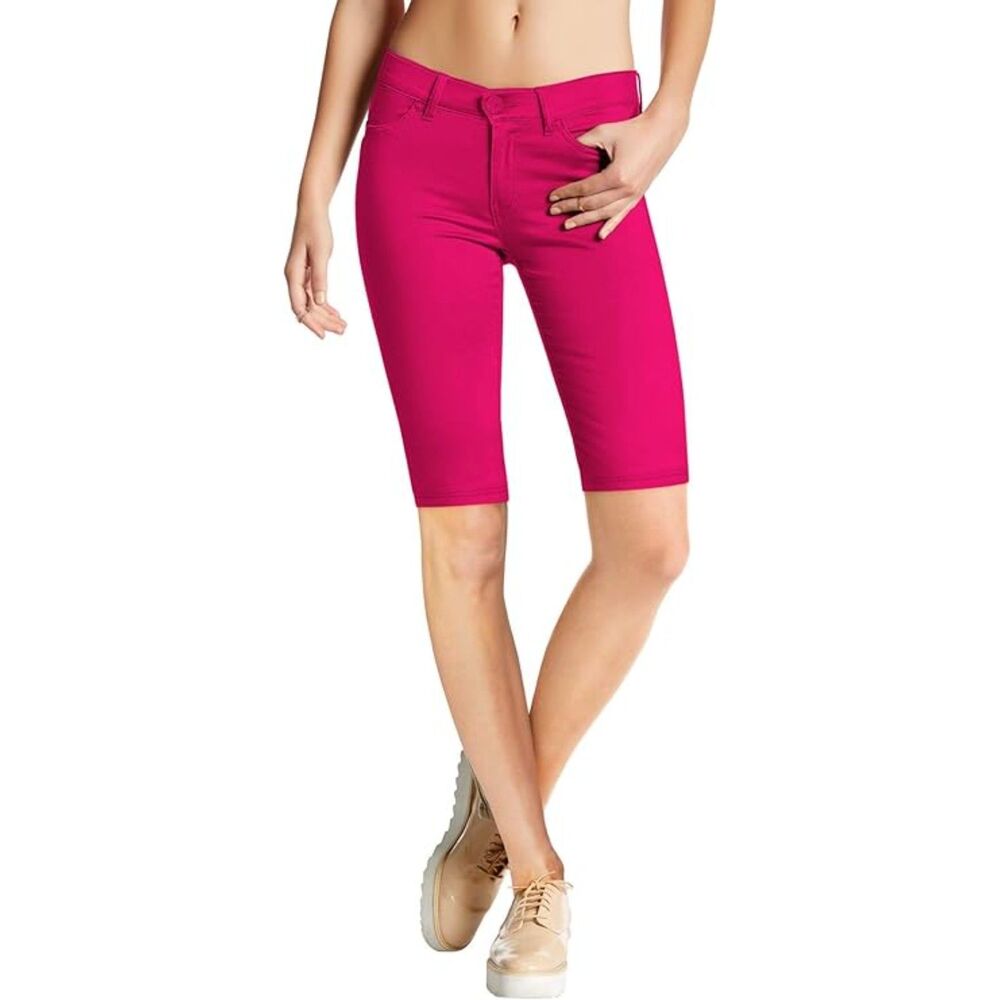Ultra Stretch Perfectly Shaping Skinny Bermuda Shorts, 1X, 8A-1013B001 132